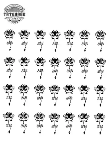 petit tatouage ephemere fleur de lotus petit tatouage éphémère fleur de lotus