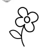 petit tatouage ephemere fleur gros plan petit tatouage éphémère fleur