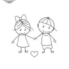 petit tatouage ephemere frere et soeur gros plan petit tatouage éphémère frère et soeur