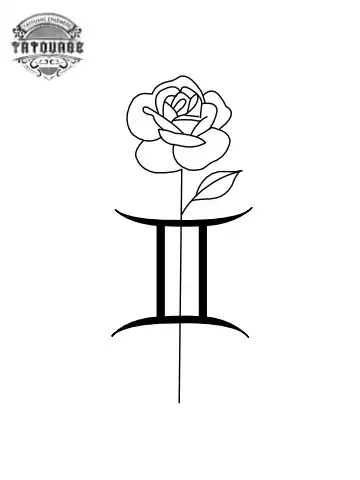 petit tatouage ephemere gemeaux gros plan petit tatouage éphémère gémeaux