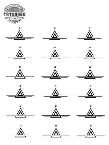 petit tatouage ephemere geometrique petit tatouage éphémère géométrique