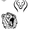petit tatouage ephemere lion gros plan petit tatouage éphémère lion