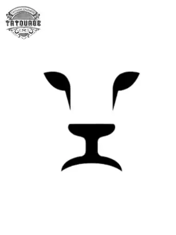 petit tatouage ephemere lion homme gros plan petit tatouage éphémère lion homme