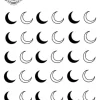 petit tatouage ephemere lune petit tatouage éphémère lune