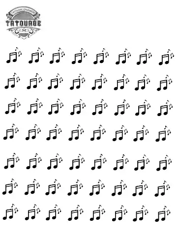 petit tatouage ephemere note de musique petit tatouage éphémère note de musique