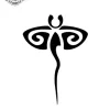 petit tatouage éphémère nuque