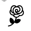 petit tatouage ephemere rose gros plan petit tatouage éphémère rose