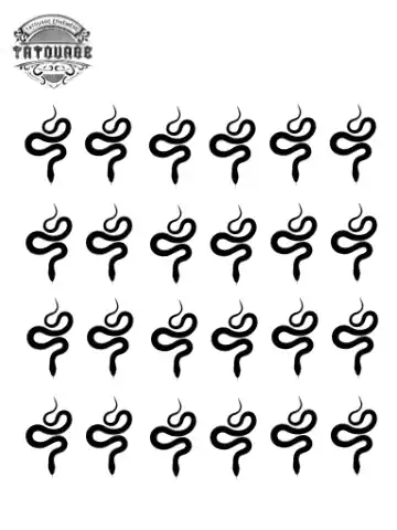 petit tatouage ephemere serpent petit tatouage éphémère serpent