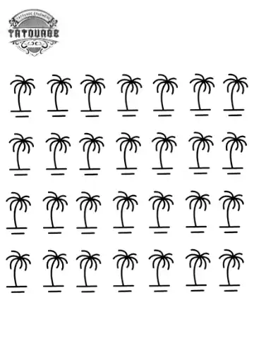 petit tatouage éphémère simple