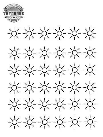 petit tatouage ephemere soleil petit tatouage éphémère soleil