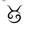 petit tatouage ephemere taureau gros plan petit tatouage éphémère taureau