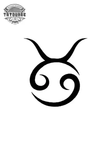 petit tatouage ephemere taureau gros plan petit tatouage éphémère taureau