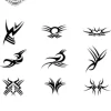 petit tatouage ephemere tribal femme gros plan petit tatouage éphémère tribal femme