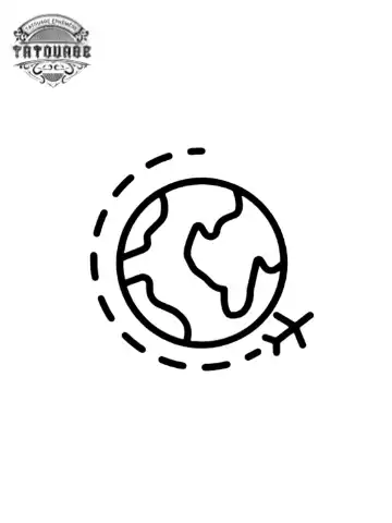petit tatouage ephemere voyage gros plan petit tatouage éphémère voyage