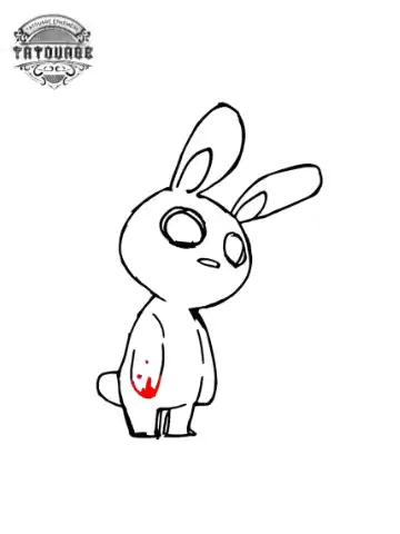 petit tatouage ephemere zombie gros plan petit tatouage éphémère zombie