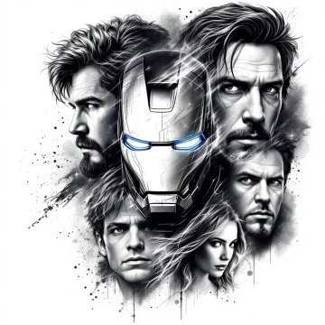 tatouage iron man