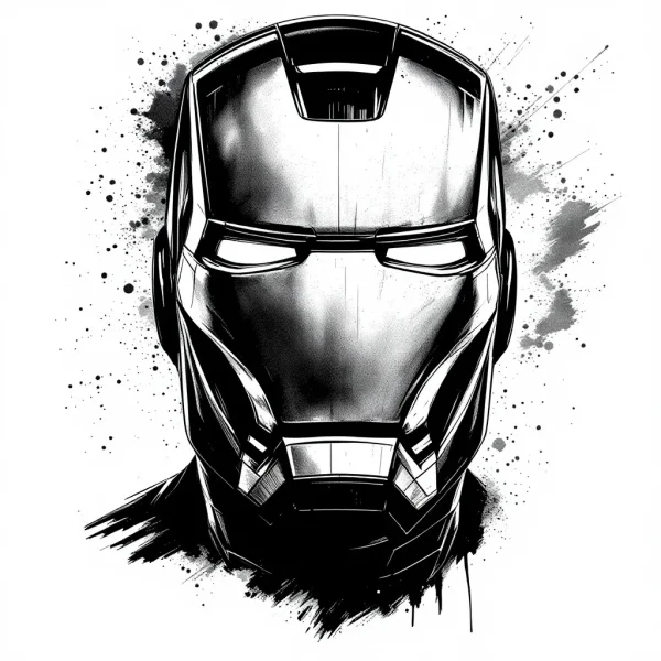 iron man tatouage casque iron man