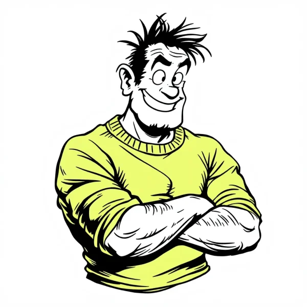 Tatouage Gaston Lagaffe Authentique