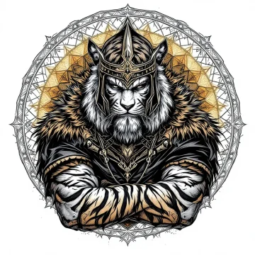 tmpwd9936r_.webp Tatouage Mandala Tigre Viking Central