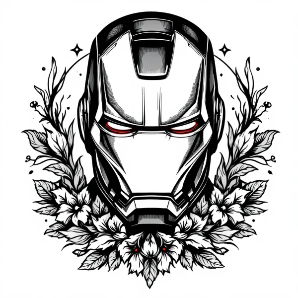 tmp0pbcpuyb.webp Tatouage Iron Man Casque Avant