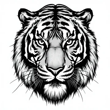 tmp3jtvcepr.webp Tatouage Tigre Vectoriel Traditionnel