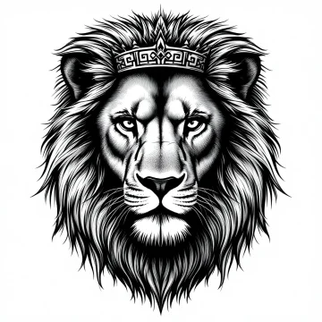 tmpesif2_ec.webp Tatouage Lion Couronné Majestueux