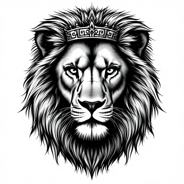 tmpesif2_ec.webp Tatouage Lion Couronné Majestueux