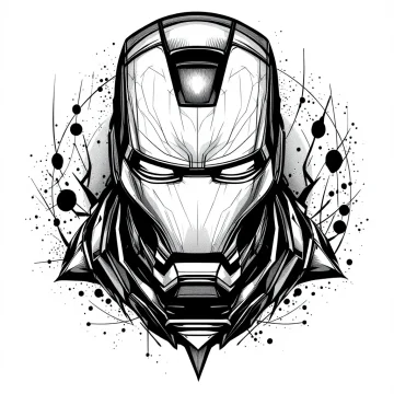 tmpj9gag5wf.webp Tatouage Iron Man Masque Classique