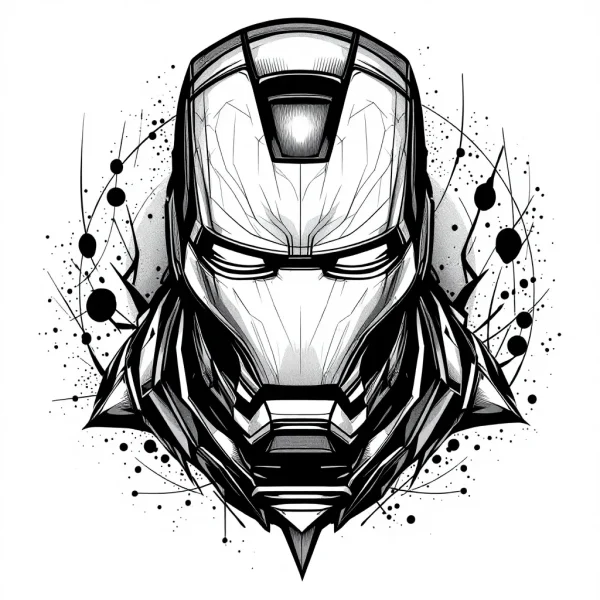 tmpj9gag5wf.webp Tatouage Iron Man Masque Classique