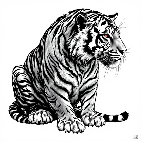 tmpkze_vgia.webp Tatouage Tigre Réaliste aux Yeux Perçants