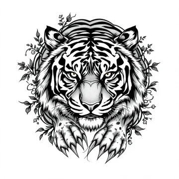 tmplu_6fzt6.webp Tatouage Tigre Majestueux et Puissant