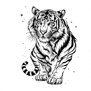 tmpnfpz959g.webp Tatouage Tigre Traditionnel Éloquent