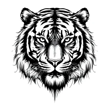 tmpsolwygee.webp Tatouage Tigre Majestueux Réaliste