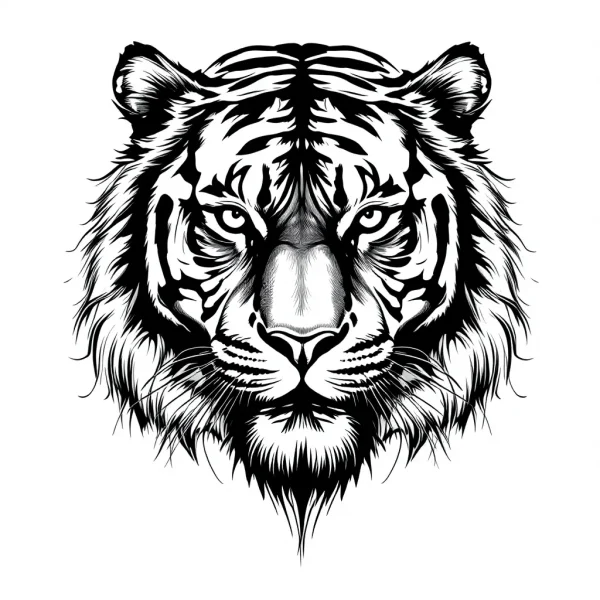 tmpsolwygee.webp Tatouage Tigre Majestueux Réaliste