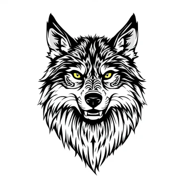 tmpv56lrukb.webp Tatouage Loup & Héros Disney Noir