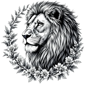 tmpx71lcutl.webp Tatouage Lion Royal Traditionnel