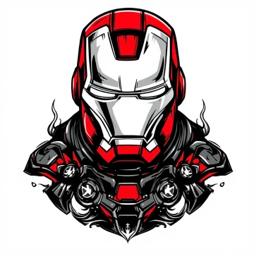 tmpxo2t3ok5.webp Tatouage Iron Man Masque Trad Américain