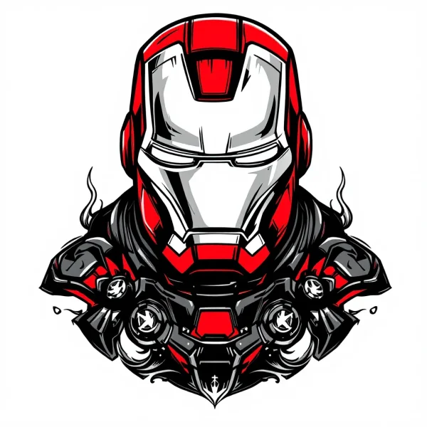 tmpxo2t3ok5.webp Tatouage Iron Man Masque Trad Américain